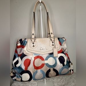 Coach Ashley OP Art Print Satchel